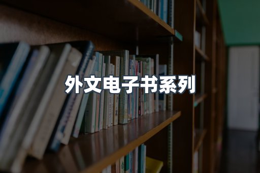 外文电子书系列